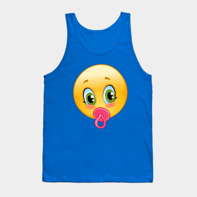 Baby Girl Emoji Tank Top by DigiToonsTreasures